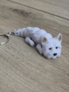 Breloczek Westie 3d - Seria Psów Brelok Druk3d fidget Keychain mixGadzet 