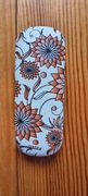 2x etui na okulary - czarne + wzorzyste