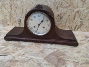 Zegar Kominkowy międzywojenny dębowy