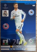 PANINI CHAMPIONS LEAGUE 2014/15 KARTA TEAM MATE SERGIO RAMOS