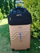 American Travel model Queens Golden Pink M 65cm + torba Carlton 