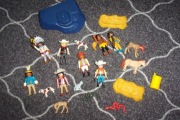 playmobil figurki western Indianie kowboje zwierzęta