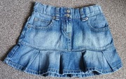 Bawełniana krótka spódniczka jeansowa Benetton 116