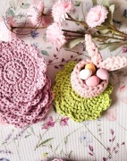 Wiosenne wielkanocne Podkładki pod kubki i podstawki na jajka