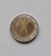2euro Niemcy 2002r,stan b.dobry,w.8,5g,śr.25,75m