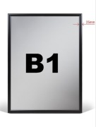 Ramka CZARNA OWZ B1 zatrzaskowa 25 mm