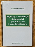 Rejestry i Ewidencje działalności gospodarczej i przedsięb Roman Sowiński 