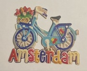 Magnes akrylowy na lodówkę Amsterdam Holandia Netherlands (4)