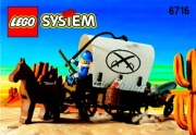 Lego 6716 seria Western Covered Weapons Wagon
