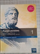 Ponad słowami 1 Część 1 Podręcznik Zakres podstawowy i rozszerzony 