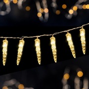 Oświetlenie zewnętrzne Sople 40 LED 5 Metrów 