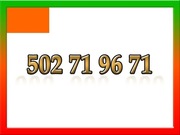 502 71 96 71 ZŁOTY NUMER STARTER ORANGE ŁATWY NA KARTĘ PREPAID GSM