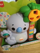 Interaktywny koala fisher price 9 do 36m śpiewa świeci liczy język Polski.