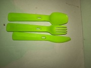 Komplet sztućców plastikowych