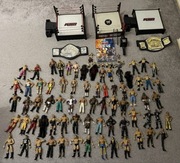 Zestaw WWE – 66 DUŻYCH figurek +2 ringi RAW,Royal Rumble +pasy mistrzowskie