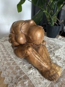 Orang Malu, płaczący budda, Feng Shui, drewno