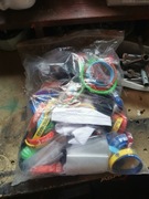 Opaski NBA kilkadziesiąt opasek, kosz plastikowy