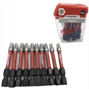Bity udarowe Milwaukee Shockwave TX25 50 mm. Zestaw 10szt Oryginał