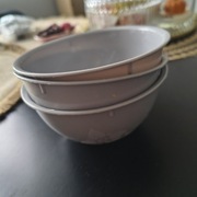 Zestaw miseczek szary 3 sztuki