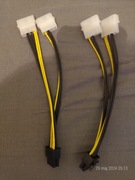 Kabel do zasilacza adapter z molex x2 na 6pin #2