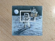 Blok 139B Polska 20. rocznica lądowania na Księżycu, 1989 r., kasowany