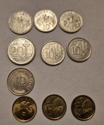 Zestaw monet Singapur