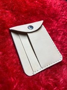 Skórzany cardholder minimalistyczny portfelek 