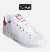 Adidas Stan Smith 35,5 | Nowe, białe z różowym akcentem