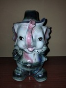 Słonik porcelanowy skarbonka na szczęście