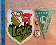 Odznaky and penannts Legia Warszawa