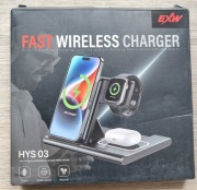 Bezprzewodowa ładowarka indukcyjna EXW HYS 03 typu 3-w-1