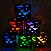 LAMPKA NOCNA LED MINECRAFT | Prezent dla Gracza | KOLORY | ZESTAW