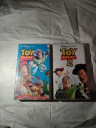 Zestaw kaset VHS - Toy Story, Shrek Harry Potter, Wilk i Zając  itd.