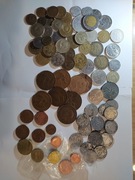 Zestaw monet Europa 77 sztuk 