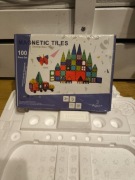 Duże klocki magnetyczne 100 el 75 mm | mocne magnesy