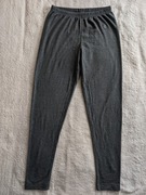 Nowe szare bawełniane spodnie legginsy termiczne Jockey Thermals L 40