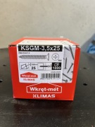 Wkręty klimas KSGM 3,5x25 mm