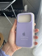 Case iPhone 17 Pro etui silikonowe nowe logo plecki fioletowe