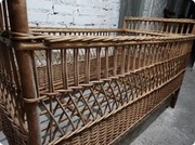 Łóżeczko rattanowe dziecięce