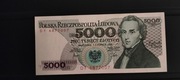 Banknot 5000zł z 1982r stan 1(UNC)