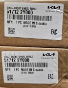 Tarcza hamulcowa przednia Disc-front whell brake 517122Y000 komplet 2 szt.