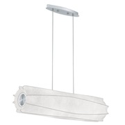 Nowa lampa wiszoca biała kokon Atzara E 27 2x 60w
