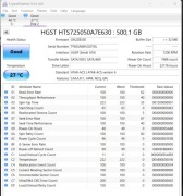 Dysk 500GB HGST Z7K500-500 używany sprawny 7mm 7200 32mb 6Gb/s MAR14