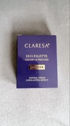 Claresa Duo Sun Tropez 02 Paleta Bronzerów Kremowy + Prasowany Contour