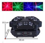 Światło dyskotekowe LED RGB