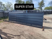 Brama przesuwna panelowa pełna 4mx1,42m SUPER STAR,ocynk+ Ral,5m,6m światło