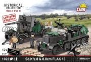 COBI 3139 - Sd.Kfz.8 & 8.8 cm Flak18 - Edycja Limitowana