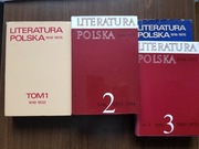 Alina Brodzka (red.) - Literatura polska 1918-1975, t. 1-3 (4 vol.)