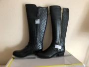 Buty nowe kozaki damskie oficerki czarne