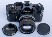APARAT analogowy CANON EF (FD) + obiektyw 1,4/50 SSC- IGŁA STAN!